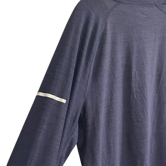 Old Navy Men's Blue Long Sleeve Performance Tee Size M Breathable - Picture 9 of 10